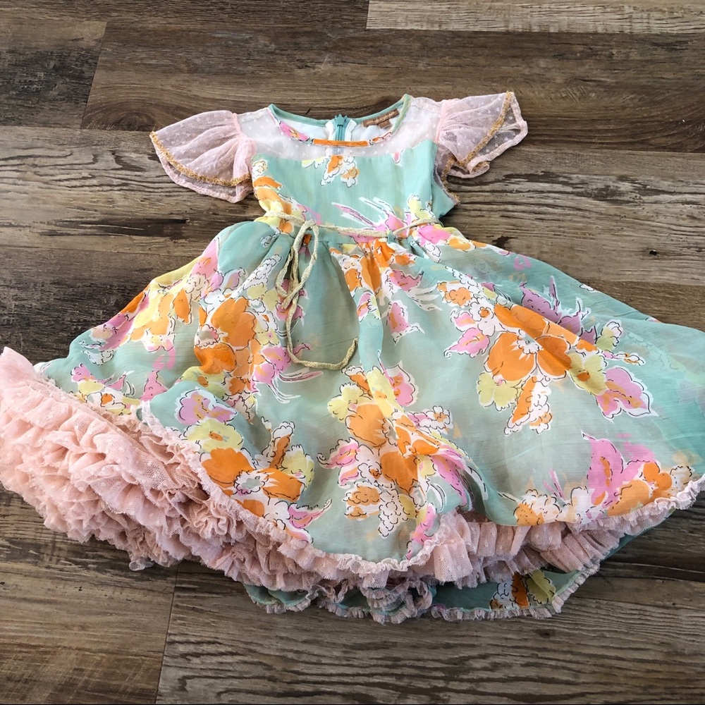 I love gorgeous girls floral tutu cottagecore dress 2/3